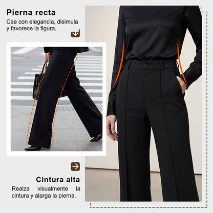 📅 Solo 3 días más: ¡50 % de descuento en todo! ⏰Pantalones de traje de mujer con cintura alta